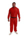 Men's Red Game Jumpsuit With Belt