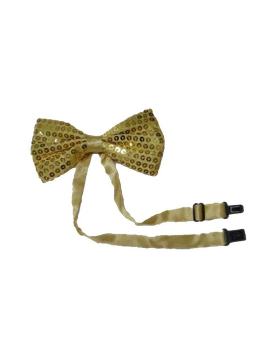 Men's Sequin Wedding Festive Party Accessories Bow Tie -Adjustable Length Bowtie - thefancydress.co.uk