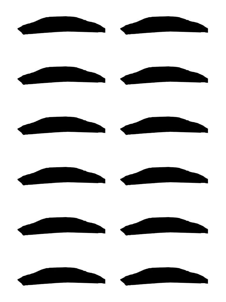 Mens 90s Mexican Cowboy Fake Party Mustache (Pack of 12)