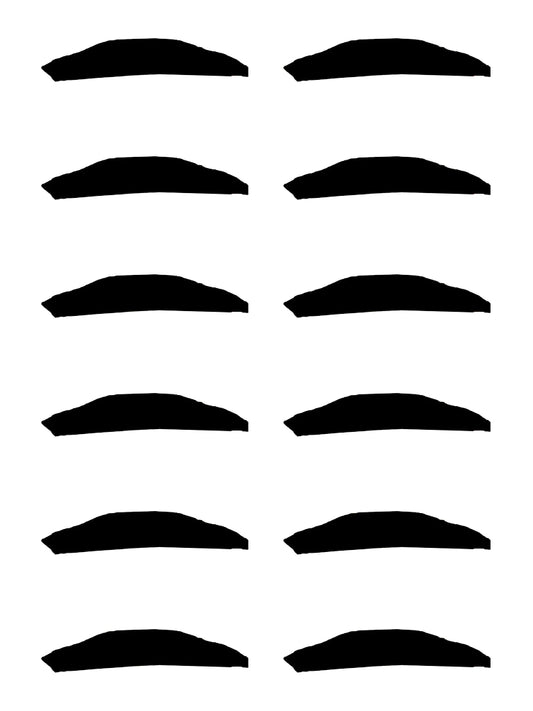 Mens 90s Mexican Cowboy Fake Party Mustache (Pack of 12)