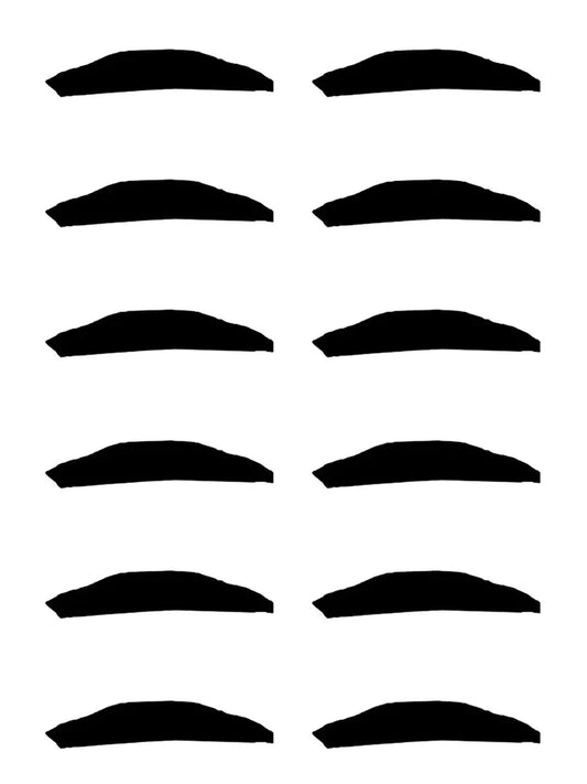 Men's 90's Mexican Cowboy Fake Party Mustache pack of 12