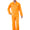 Mens Overall Orange Prison Jumpsuit