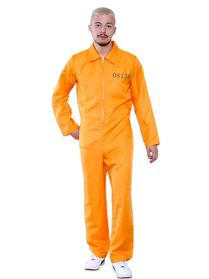 Mens Overall Orange Prison Jumpsuit