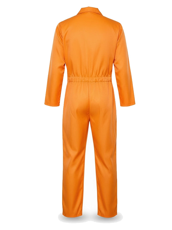 Mens Overall Orange Prison Jumpsuit