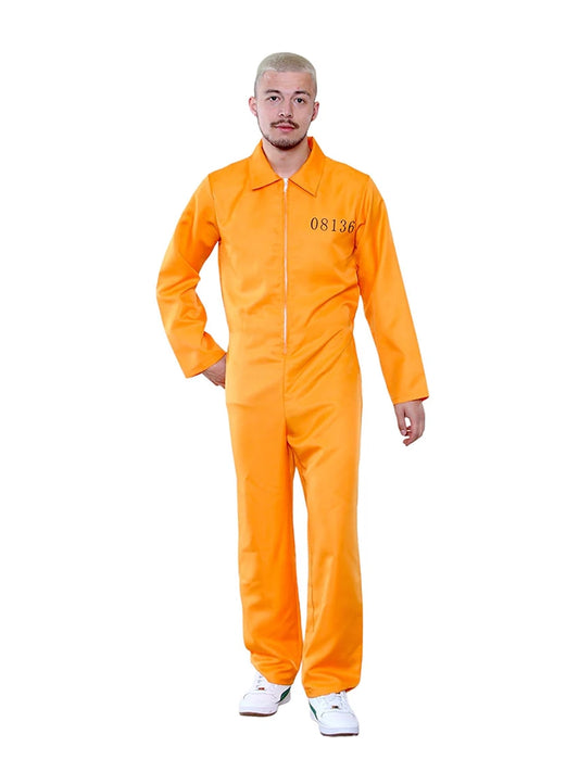 Mens Overall Orange Prison Jumpsuit