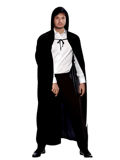Mens Satin Hooded Group Cape Dresses
