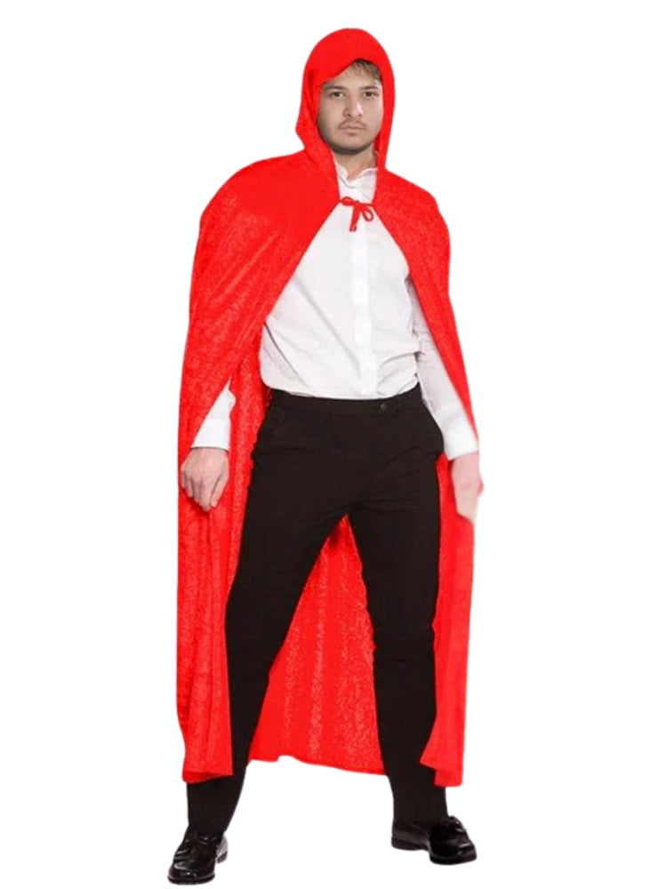 Mens Satin Hooded Group Cape Dresses