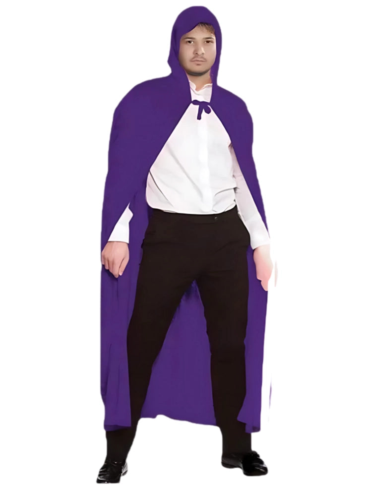 Mens Satin Hooded Group Cape Dresses