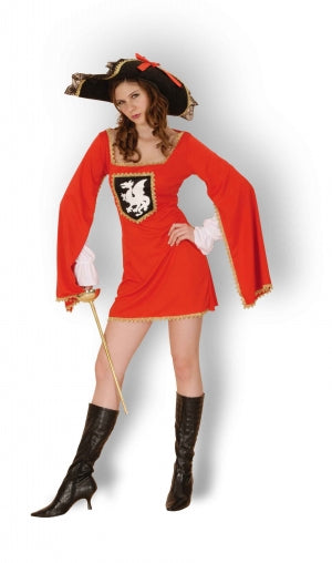 Adult Musketeers Cavalier Fancy Dress Costume