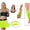 Neon 80s Fancy Dress 5Pcs Set