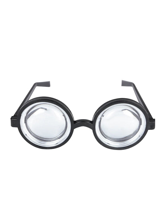 Nerd Glasses Round Thick Geek