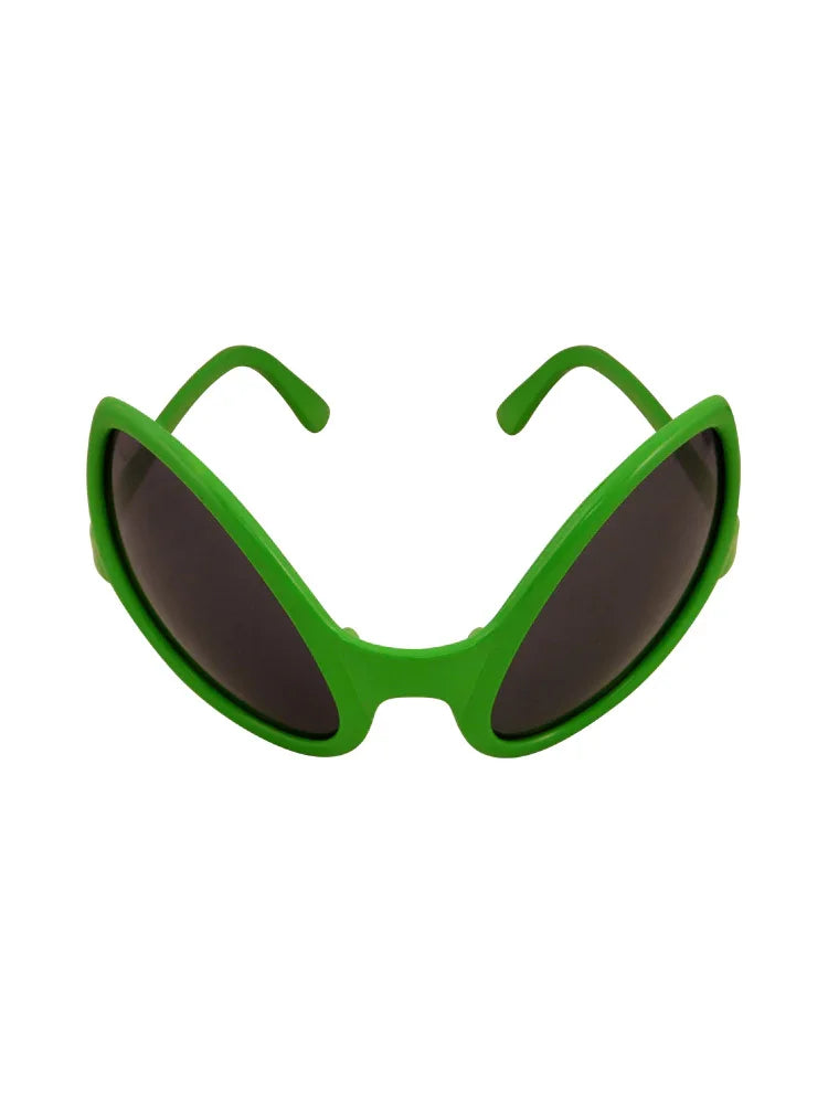 Novelty Glasses alien green