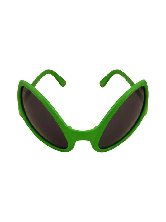 Novelty Glasses alien green