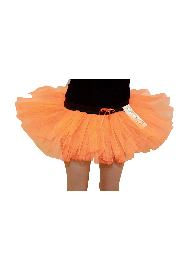 Girl 3 Layer Tutu skirt orange
