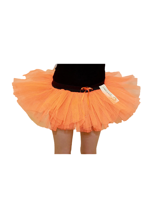 Girl 3 Layer Tutu skirt orange
