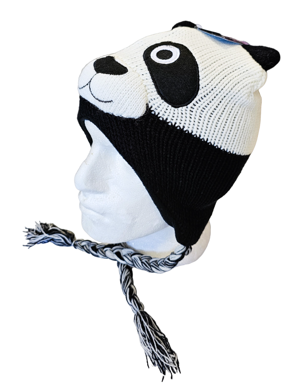 Adult Animal Face Knitted Winter Hat