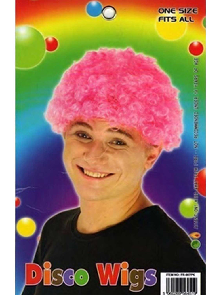 Pink Afro Wig
