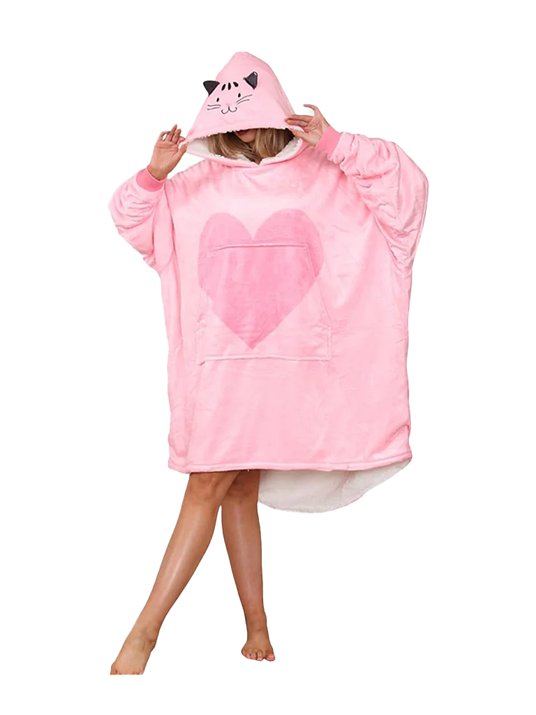 Pink Cat Hoodie