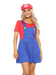 Plumber Bro Red/Blue Costume for Womens