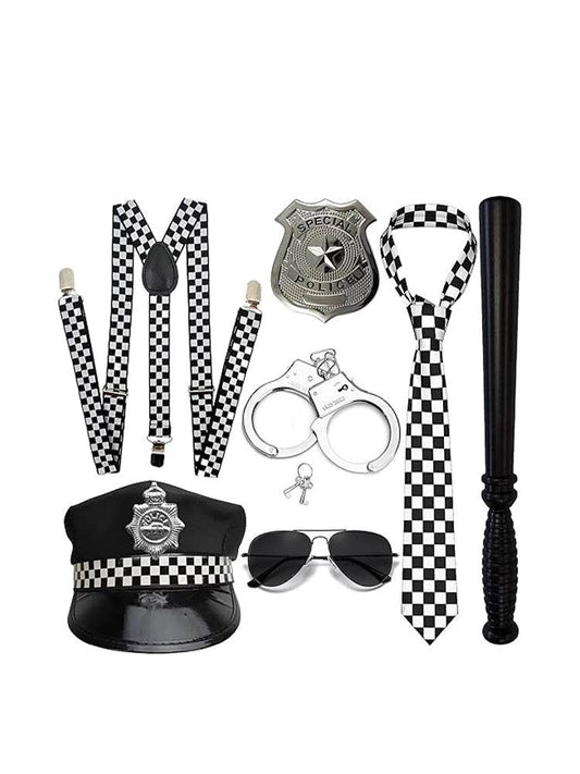 7-Piece Police Kit Set - thefancydress.co.uk