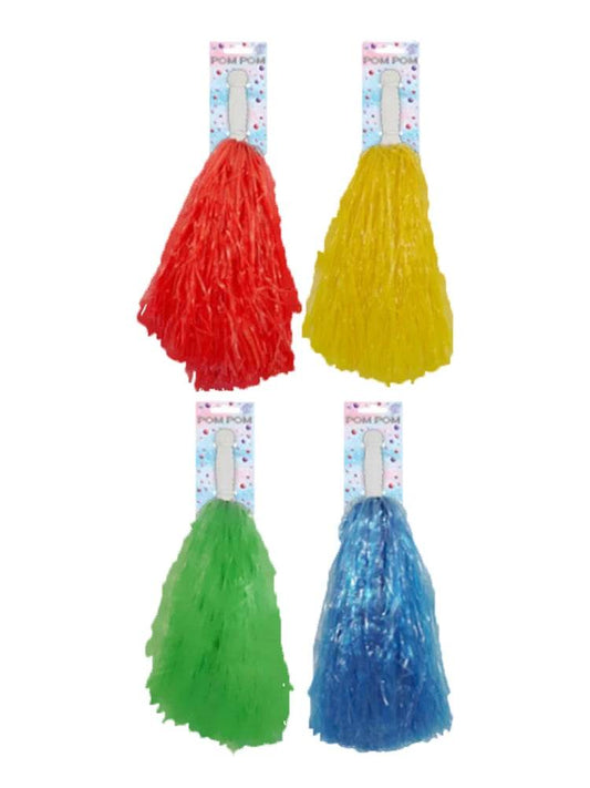 Pom Pom 4 Assorted Colours - thefancydress.co.uk