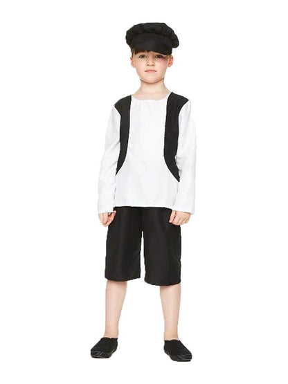 4PC Poor Boy Costume Set - thefancydress.co.uk