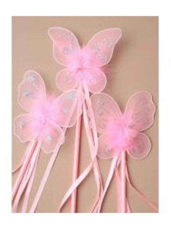Princess Pink Butterfly Festival Fairy Wand
