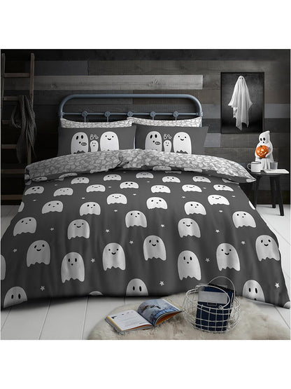 Printed Ghost Duvet Set