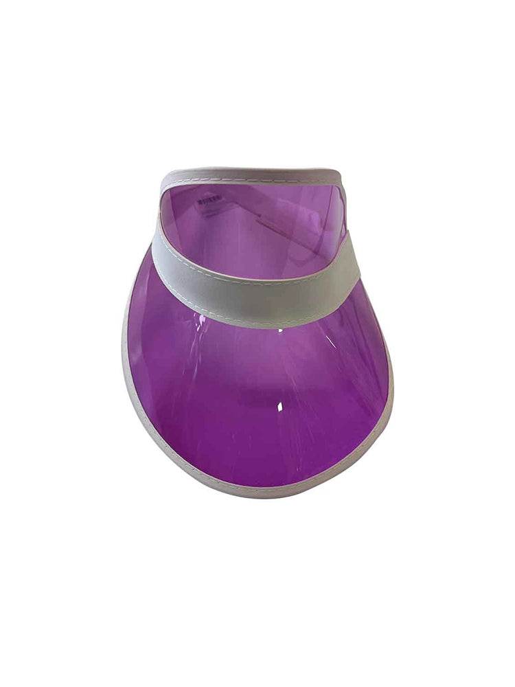 Purple Poker Visor Hat - thefancydress.co.uk