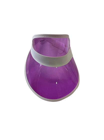 Purple Poker Visor Hat - thefancydress.co.uk