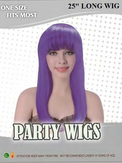 Purple Long Bob Wig