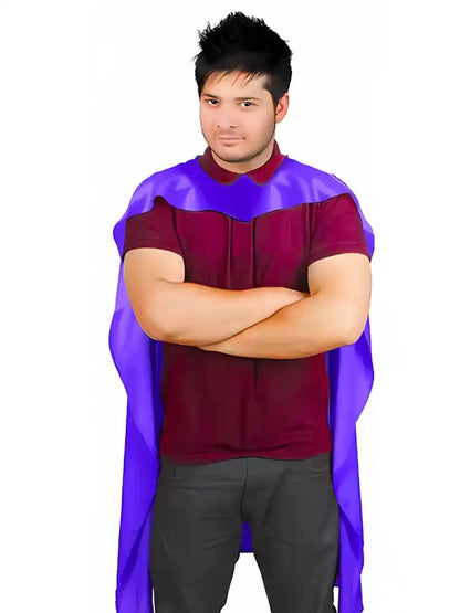 Mens Deluxe Satin Superhero Capes