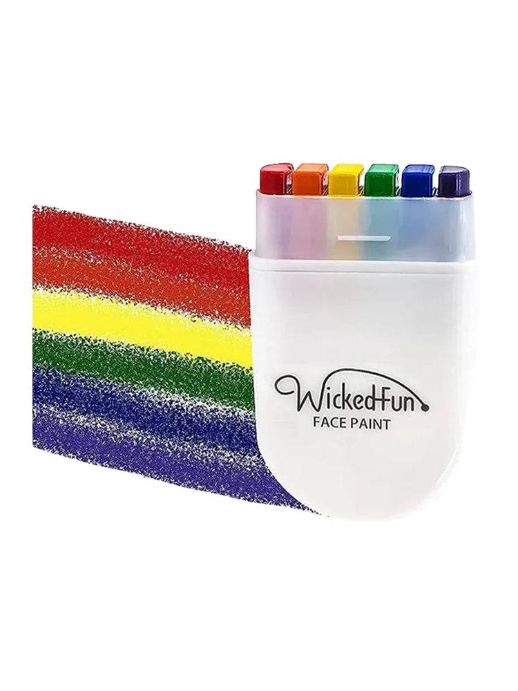 Rainbow Face Paint Assorted Colours - thefancydress.co.uk