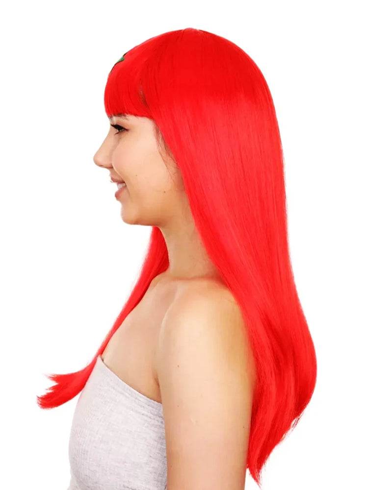 Red Long Bob Wig - thefancydress.co.uk
