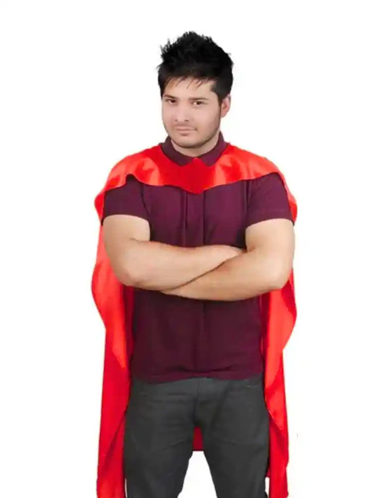 Mens Deluxe Satin Superhero Capes
