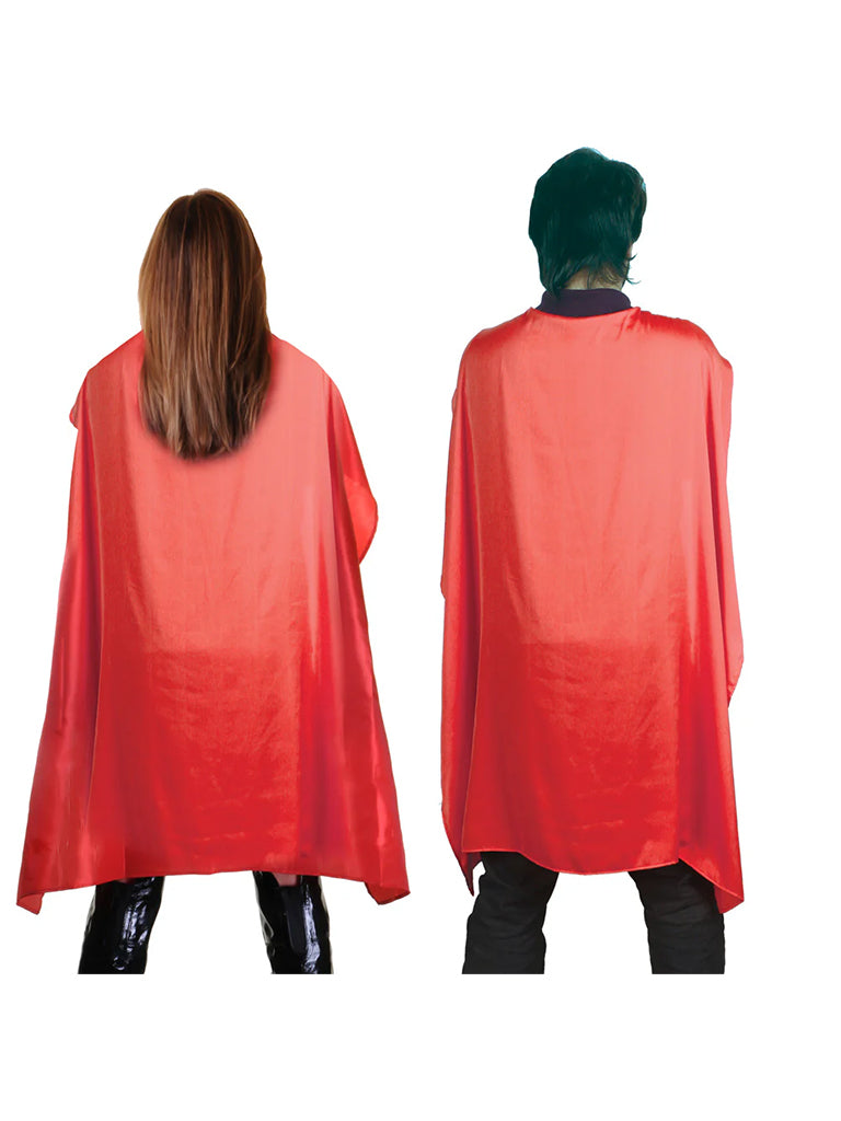 Red Deluxe Satin Superhero Cape