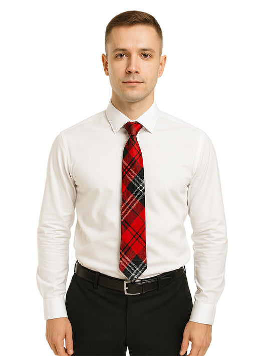 Red Tartan Tie