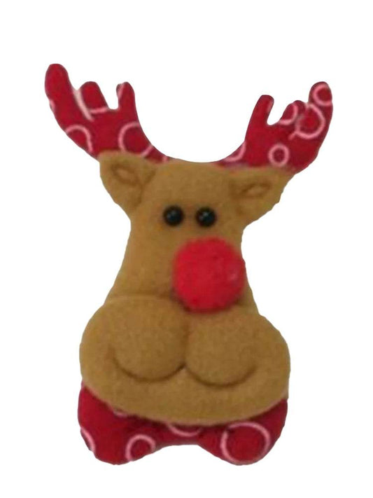 Christmas Reindeer Brooch - thefancydress.co.uk