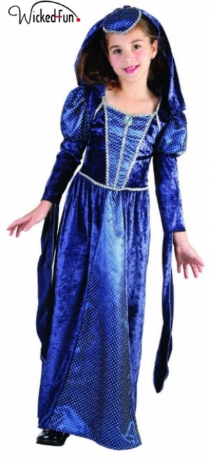 Girls Lady Camelot Renaissance Princess Costume