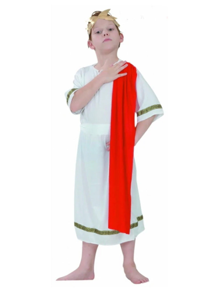 Child Roman Emperor Costume Greek Toga