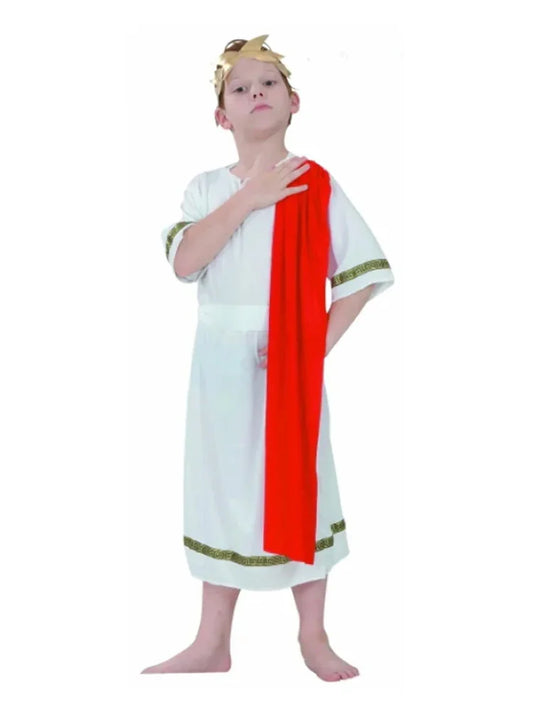 Child Roman Emperor Costume Greek Toga