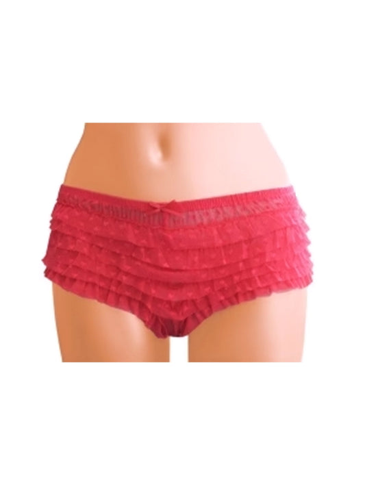 Ruffle Knickers red