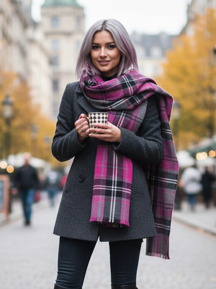 Girls Tartan Scarf
