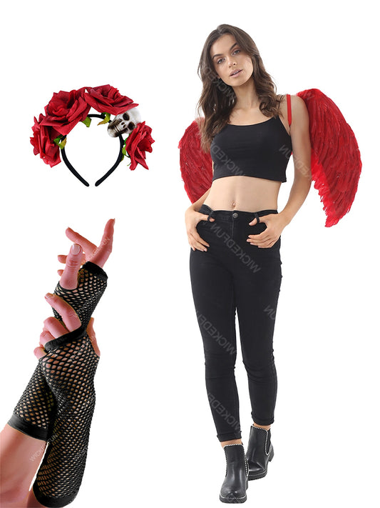 Halloween Dark Angel Bloom Set