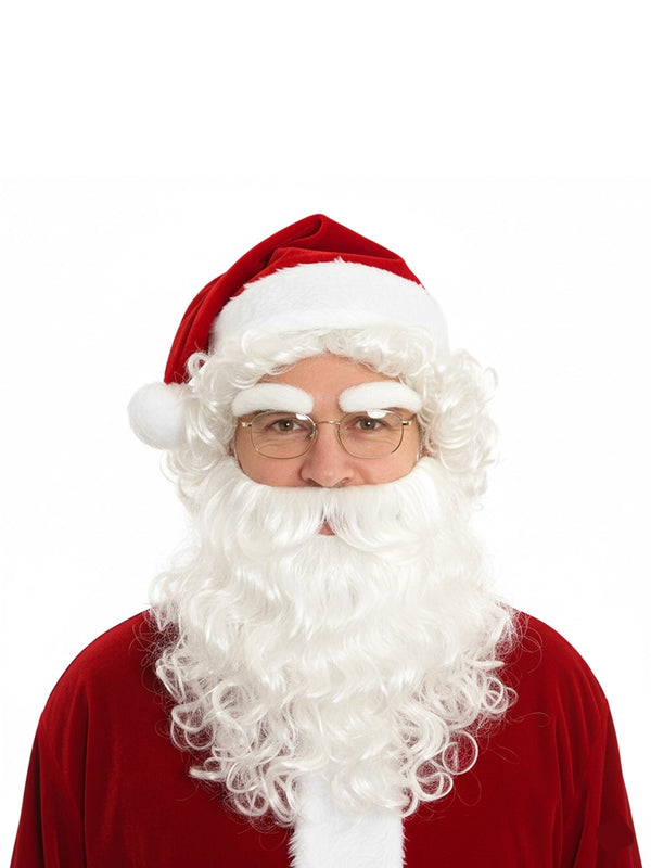 Santa Wig with Beard & Eyebrows