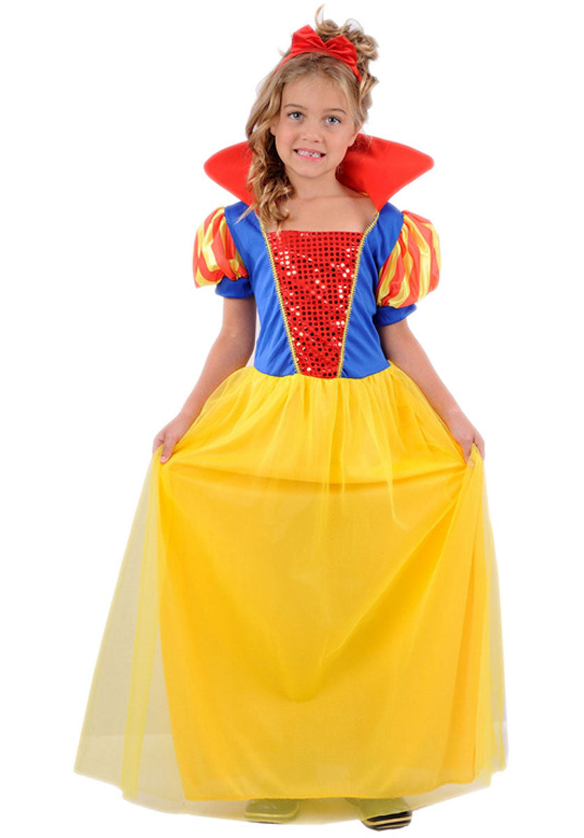 Girl Snow White Princess Fairy Tale Costume