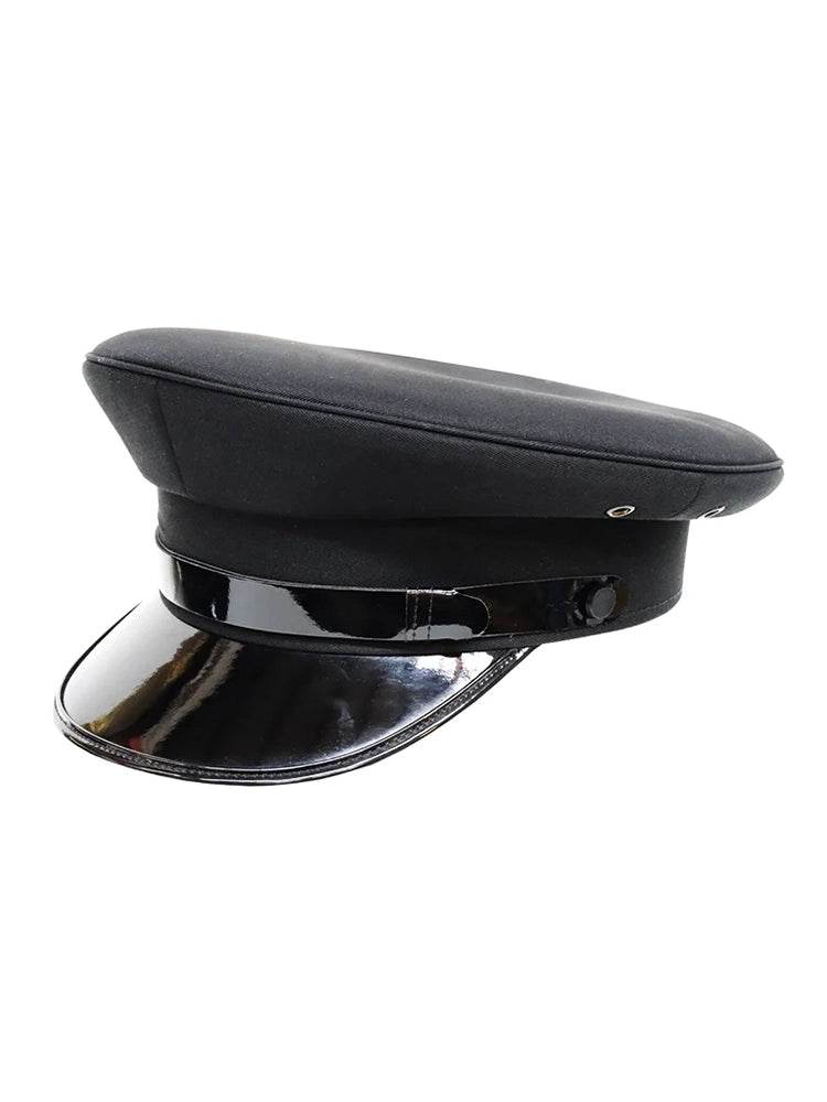 The Fancy Dress Classic Black Chauffeur Hat - thefancydress.co.uk