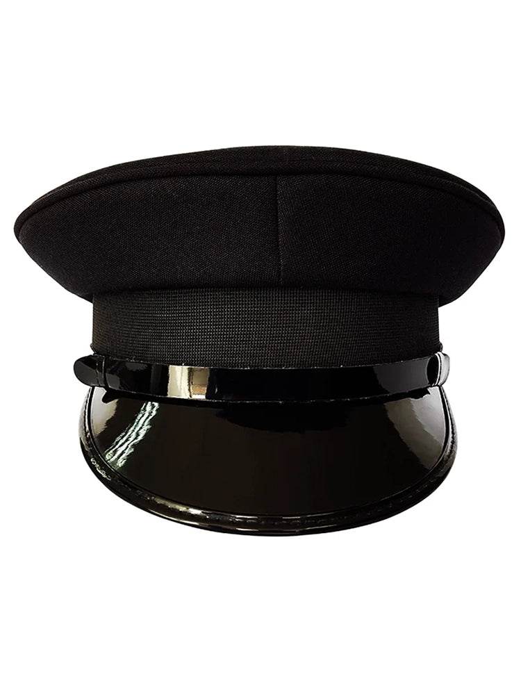 The Fancy Dress Classic Black Chauffeur Hat - thefancydress.co.uk