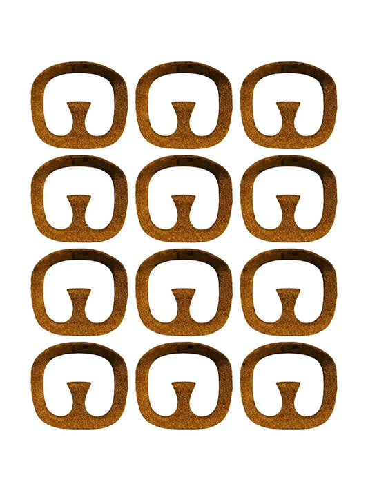 Men's Yellow Goatee Mustache pack of 12
