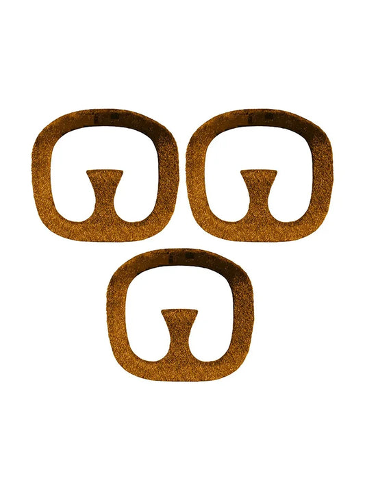 Men's Yellow Goatee Mustache pack of 3
